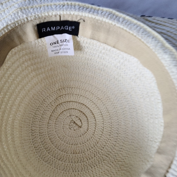 50% off Rampage straw wide brim sun hat - Picture 3 of 4